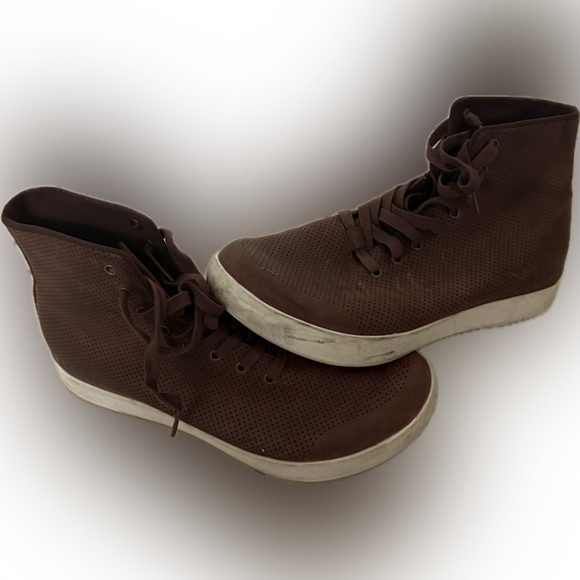 Nobull high tops leather burgundy maroon size 11 - Picture 1 of 7